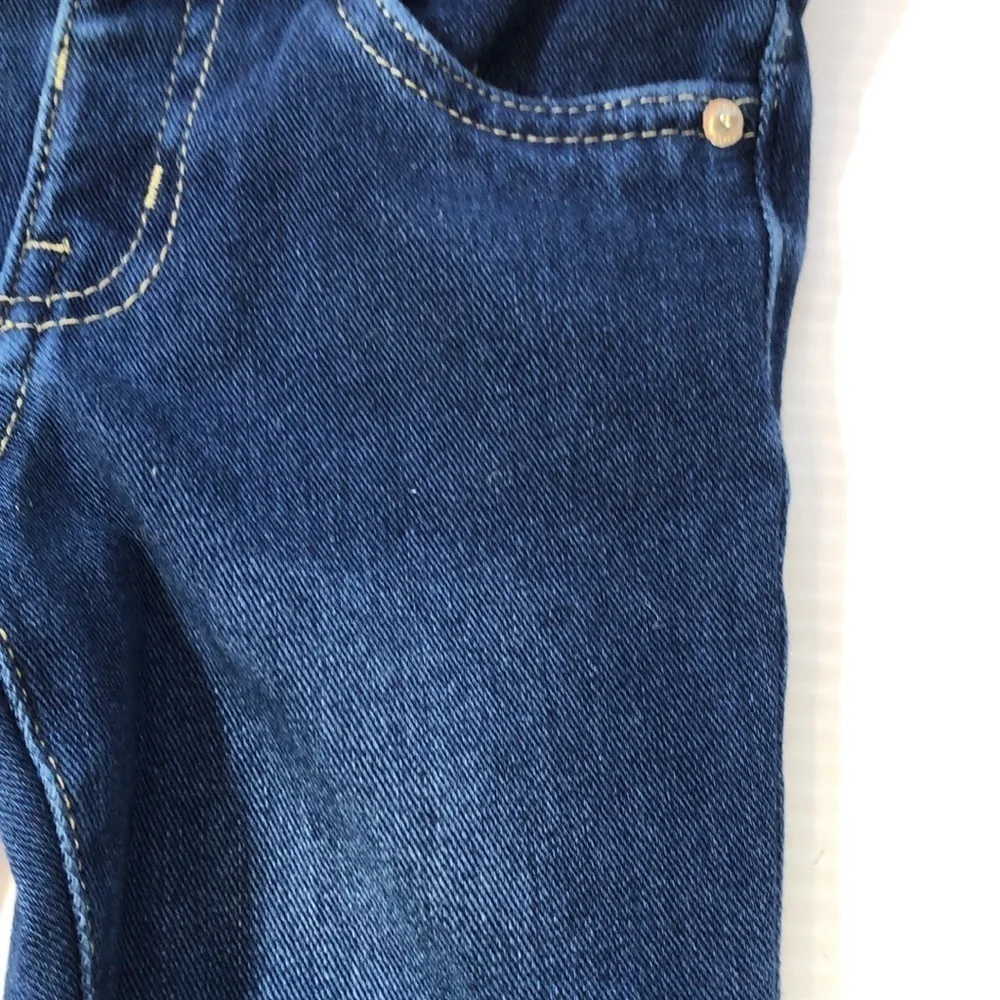 Cat & Jack Ultimate Stretch Jegging Blue Jeans Little Girls Size 4T EUC